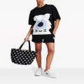 Karl Lagerfeld x Darcel Disappoints organic-cotton T-shirt - Black