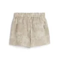 Brunello Cucinelli Kids floral-print linen shorts - Neutrals