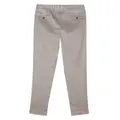 Dell'oglio mid-waist tapered chino trousers - Grey