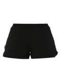 Moschino Teddy Bear-patch cotton shorts - Black