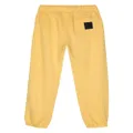 Lanvin x Future logo-embroidered cotton track pants - Yellow