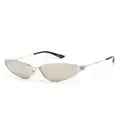 Balenciaga Eyewear Razor cat-eye sunglasses - Silver