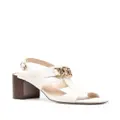 Tod's Kate 75mm leather sandals - White