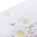 Monnalisa floral-print cotton blanket - White