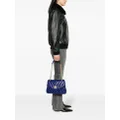 SANDRO Mila quilted leather shoulder bag - Blue