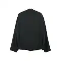 Yohji Yamamoto zip-up shirt jacket - Black