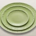 L'Objet x Haas Brothers Mojave Desert porcelain saucer plate (17cm) - Green