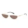 Alexander McQueen Eyewear D-frame sunglasses - Gold