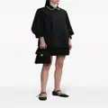 Simone Rocha pearl-embellished leather tote bag - Black