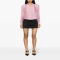 TOM FORD pleated-detailed silk shirt - Pink