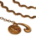 ETRO logo-charm chain necklace - Gold
