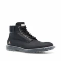 Philipp Plein Hunter lace-up leather boots - Black