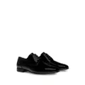 Bally almond-toe patent-finish derby shoes - Black