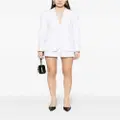 Moschino notched-lapels single-breasted blazer - White