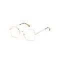 Carolina Herrera HER 206 square-frame glasses - Gold