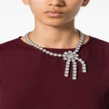 Jil Sander crystal-embellished necklace - Silver