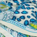 Ferragamo Togo-print silk scarf - White