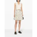 SANDRO moulded-cups cropped waistcoat - Neutrals