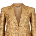 TOM FORD Wallis croc-jacquard blazer - Gold