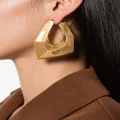 Alexander McQueen Modernist geometric-design earrings - Gold