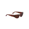 Marni cat-eye frame sunglasses - Brown