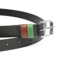 Paul Smith buckled leather belt - Green