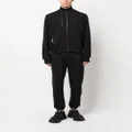 Karl Lagerfeld logo-embossed cotton jacket - Black