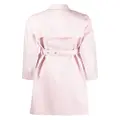 Mackintosh Morna double-breasted trench coat - Pink