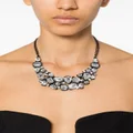 Kenneth Jay Lane rhinestone-embellished choker necklace - Black