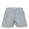 Stone Island Compass-appliqué swim shorts - Grey