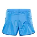 Moncler logo-patch swim short - Blue