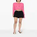 Moschino single-breasted cropped blazer - Pink