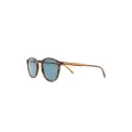 Garrett Leight Hampton round-frame sunglasses - Neutrals