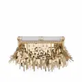 Dolce & Gabbana fringed leather clutch bag - Gold