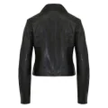 Vince zip-up leather jacket - Black