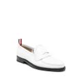 Thom Browne Varsity leather penny loafers - White