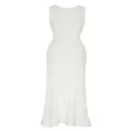 Adam Lippes Mysa knitted maxi dress - White