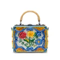 Dolce & Gabbana Dolce Box hand-painted top-handle bag - Brown