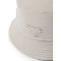 Prada triangle-logo corduroy bucket hat - Neutrals