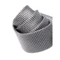 Brioni patterned-jacquard silk tie - Grey