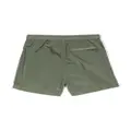 C.P. Company Kids logo-embroidered swim shorts - Green