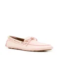 Bally leather boat loafers - Pink