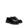 Jil Sander round-toe leather derby shoes - Black