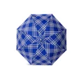Burberry checked folding umbrella - Blue