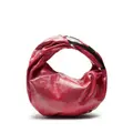 Diesel Grab-D Hobo S leather shoulder bag - Pink