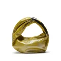 Diesel Grab-D Hobo S leather shoulder bag - Yellow