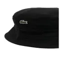 Lacoste logo-patch detail sun hat - Black