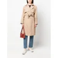 LIU JO double-breasted trench coat - Neutrals