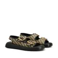Tod's leather sandals - Black