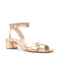 Casadei Emily Vesta 50mm sandals - Gold